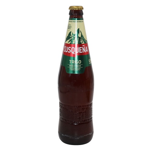 CUSQUEÑA CERVEZA TRIGO BOTELLA RETORNABLE 620 ML