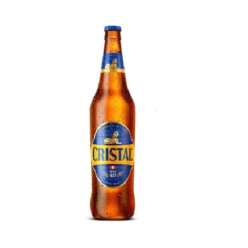 CRISTAL CERVEZA BOTELLA RETORNABLE 630 ML