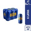 CERVEZA CRISTAL PACK 6 LATA 473ML