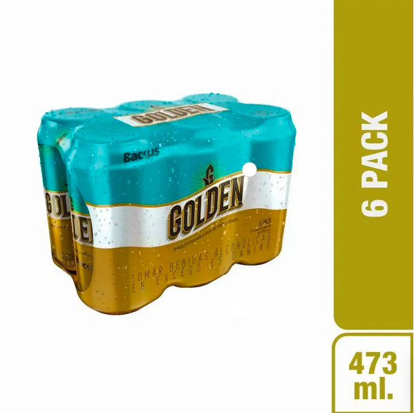 CERVEZA MAIZ GOLDEN PACK 6 LATA 473ML