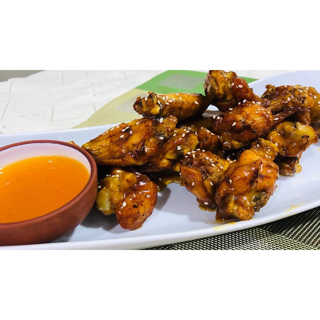 ALITAS SALSA DE MARACUYA (9 alitas)