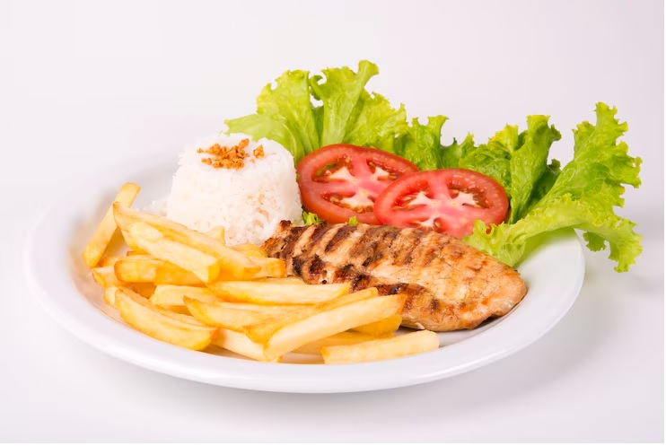 Filete de Pollo con papa frita